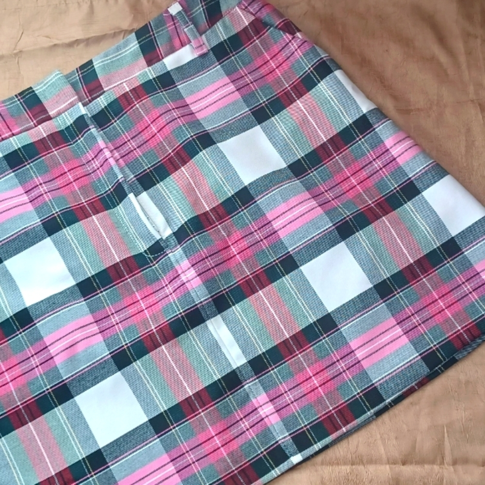 Plaid Mini Skirt
